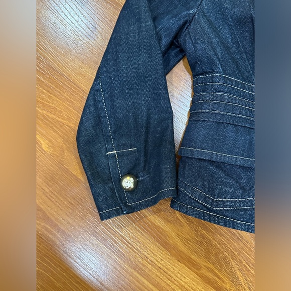 Dsquared2 Vintage Denim Set, Cropped Jacket & Low-Rise Pants Italian Size 40 - Picture 4 of 15